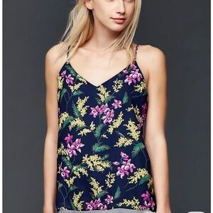 GAP Navy Floral Camisole